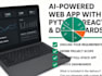 develop web apps with python, react and dashboards