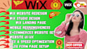 design and redesig a modern, professional wix website for your business or brand