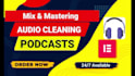 produce and manage the riverside podcast in 12 hours