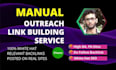 do SEO optimization service with blogger outreach and back links for websites
