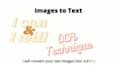 do your image into editable text file