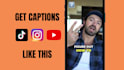edit tiktok reel and shorts with captions