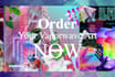 make a unique vaporwave artwork