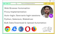 develop web browser automation script with selenium python