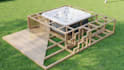 create 3d animation video assembling furniture and interior