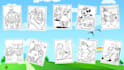 give you 600 of the most popular cartoon disney coloring pages