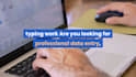 complete any type data entry work manually in 12 hrs