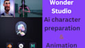 do 3d character rigging in wonder studio