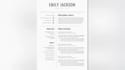 create simple, professional, unique CV resume an editable file in word format