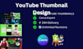 design eye catching and scroll stopping youtube thumbnails using canva pro
