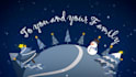 create magical christmas animation video