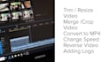 trim , resize , crop and merge videos superfast