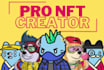 create and generate nft arts for opensea
