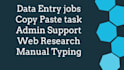 do data entry, prospect research, and email extraction