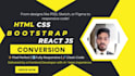 convert PSD to HTML, xd to html, figma to HTML, pdf to HTML responsive website
