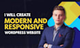 create a modern and responsive wordpress website for you