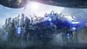 create 2d photoshop cartoon  concept art, environment