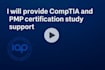 assist in your comptia and pmp certification preparation