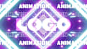 create modern logo animation in cool and trendy vj dj visual loop for your intro