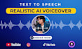 convert text to speech with a realistic ai voiceover