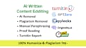 manually rewrite paraphrase and copyedit your content