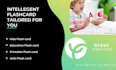 design a creative flash card for you