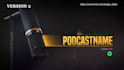 create a cinematic podcast intro and youtube intro outro video