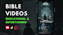 create educational bible videos for social media