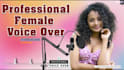 record a professional female voice over 24 hours or less