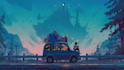 make lofi loop animation illustration for social media