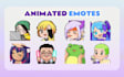 animate emotes stickers for your channel
