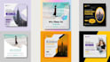 unique and premium instagram post design high quality social media post design