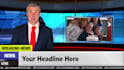 create a breaking news video