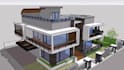 create sketchup 3d model of floor plan