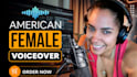 record a professional female voiceover