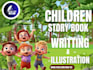 create children story book illustration, book cover design and amazon KDP book
