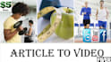 convert blog, article to HD or 4k video with voiceover