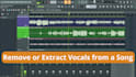 remove or extract the vocals from your songs