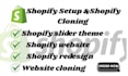 help shopify setup shopify store redesign shopify store cloning