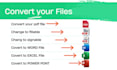 convert your files to word, excel, and powerpoint