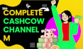 be your cashcow youtube channel manager, yt automation guru