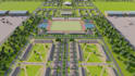 render site plan for architectural and landscape visualization