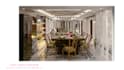 create beautiful living  dining and bed room interior design