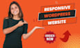 wordpress website development or create wordpress website design