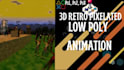 do retro ps1 enivronment, 3d lowpoly map, pixelated tileset map, ps1 game map