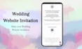 create a stunning wedding invitation website with rsvp, music and maps
