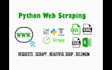 python web scraping, data mining, data scraping, data mining