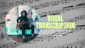 professional song to sheet music transcription for single or multiple voices