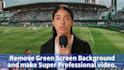 remove green screen background from videos and photos