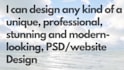 design your homepage with PSD